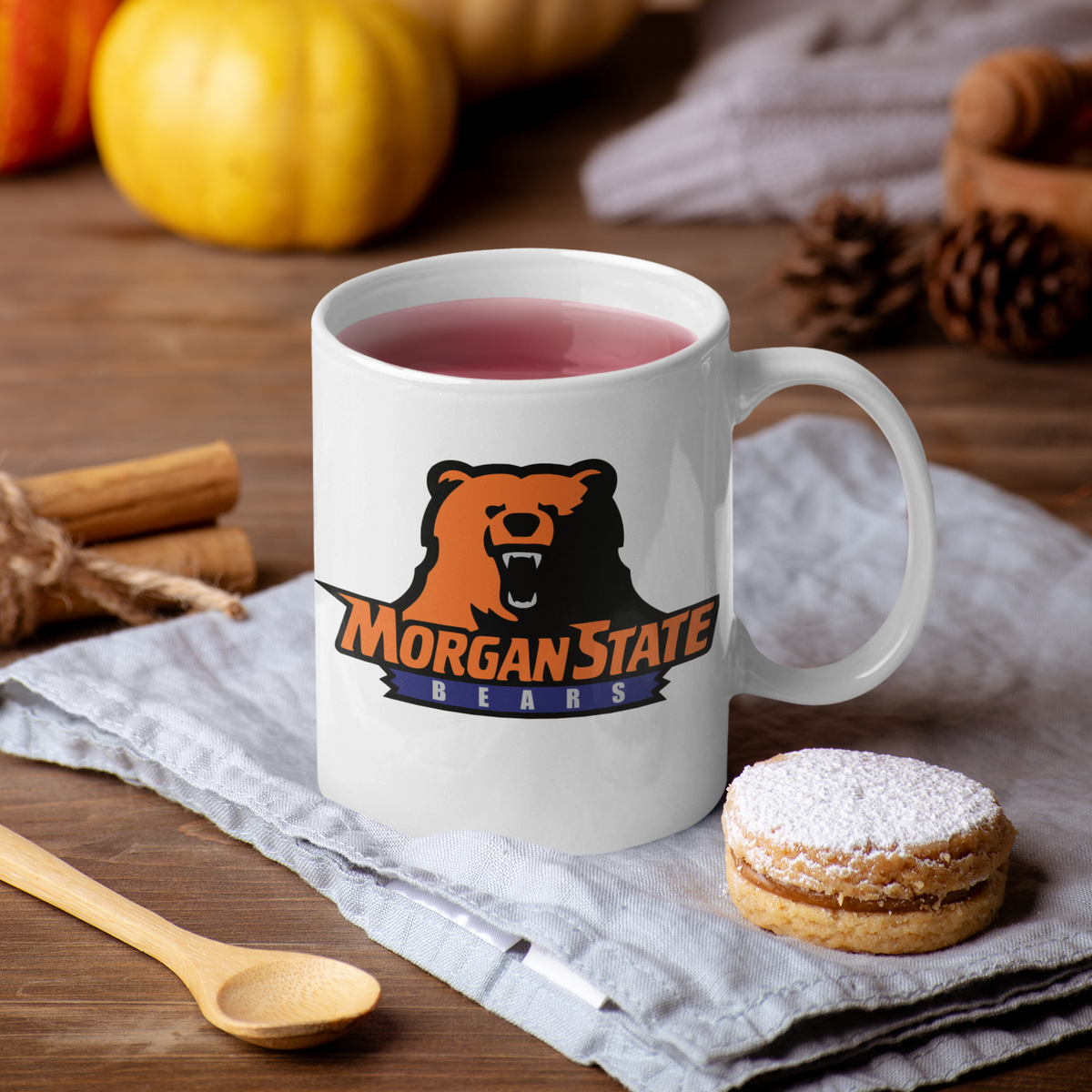 Morgan State Bears - 15 oz. White Coffee Mug – BlackLove365 Collection