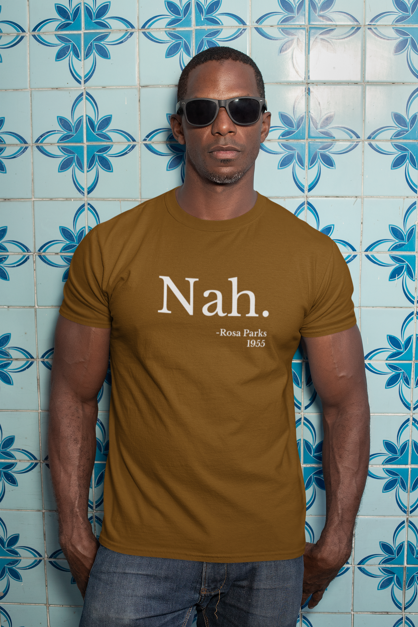 "Nah." Rosa Parks Premium Tri- Blend Short sleeve t-shirt