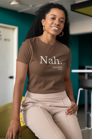 "Nah." Rosa Parks Premium Tri- Blend Short sleeve t-shirt