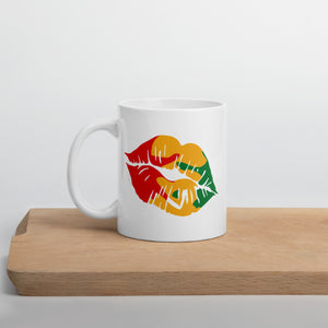 AFRICA! KISS White glossy mug