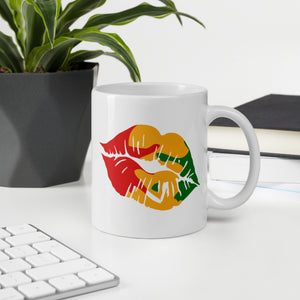 AFRICA! KISS White glossy mug