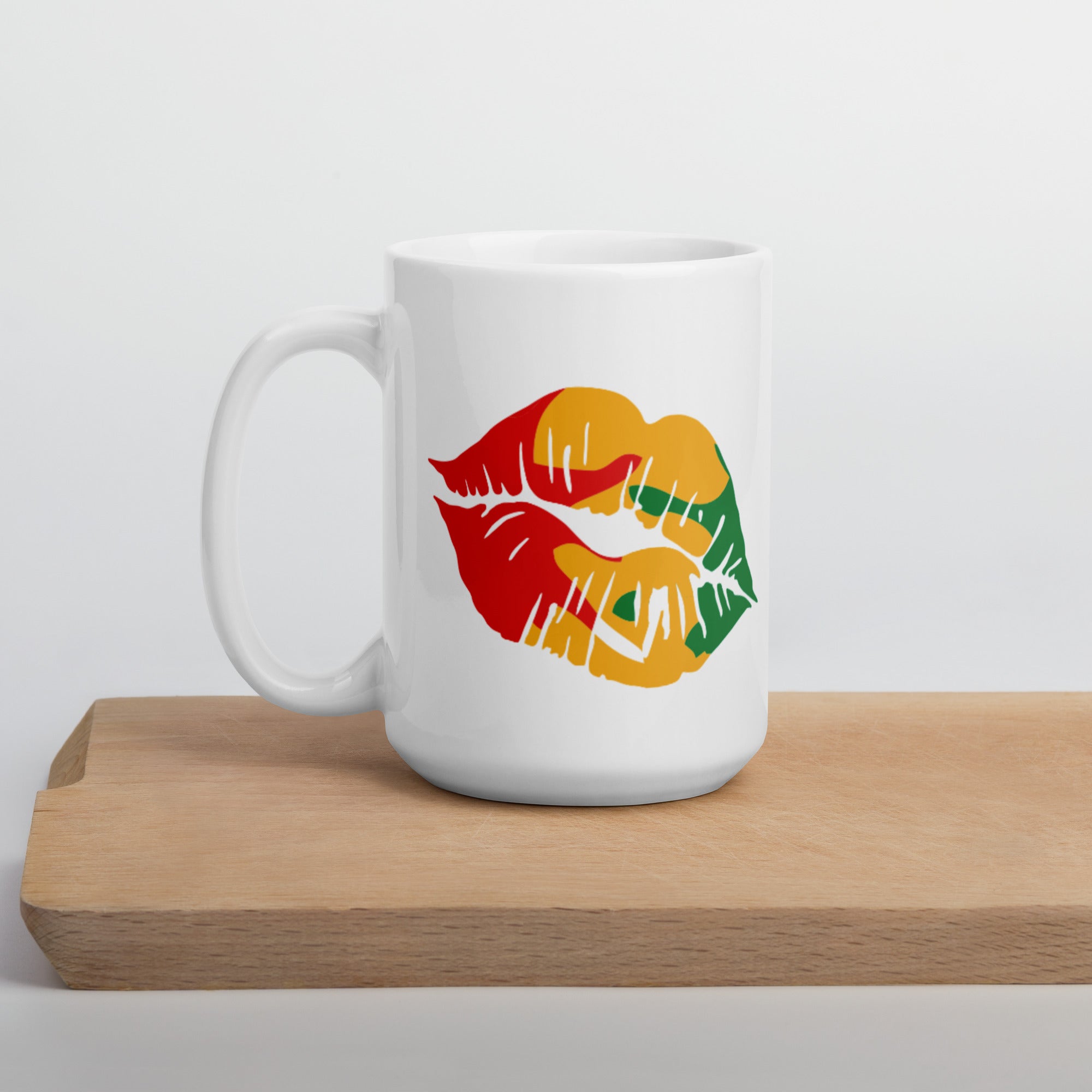 AFRICA! KISS White glossy mug