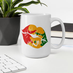 AFRICA! KISS White glossy mug