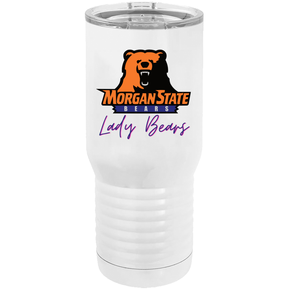 Morgan State Lady Bears (2) Polar Camel - 20-ounce Sublimated Tumbler including Slide to close lid