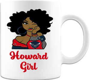 HU Girl - White 15 oz. Coffee mug