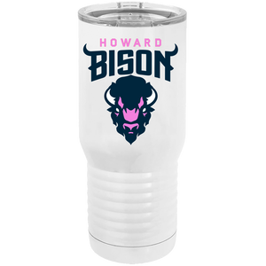 HU Bison Pink Polar Camel - 20 ounce Sublimatable Tumbler including Slide to close lid