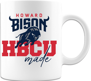 HBCU Made HU - 11 oz. Coffee Mug - White