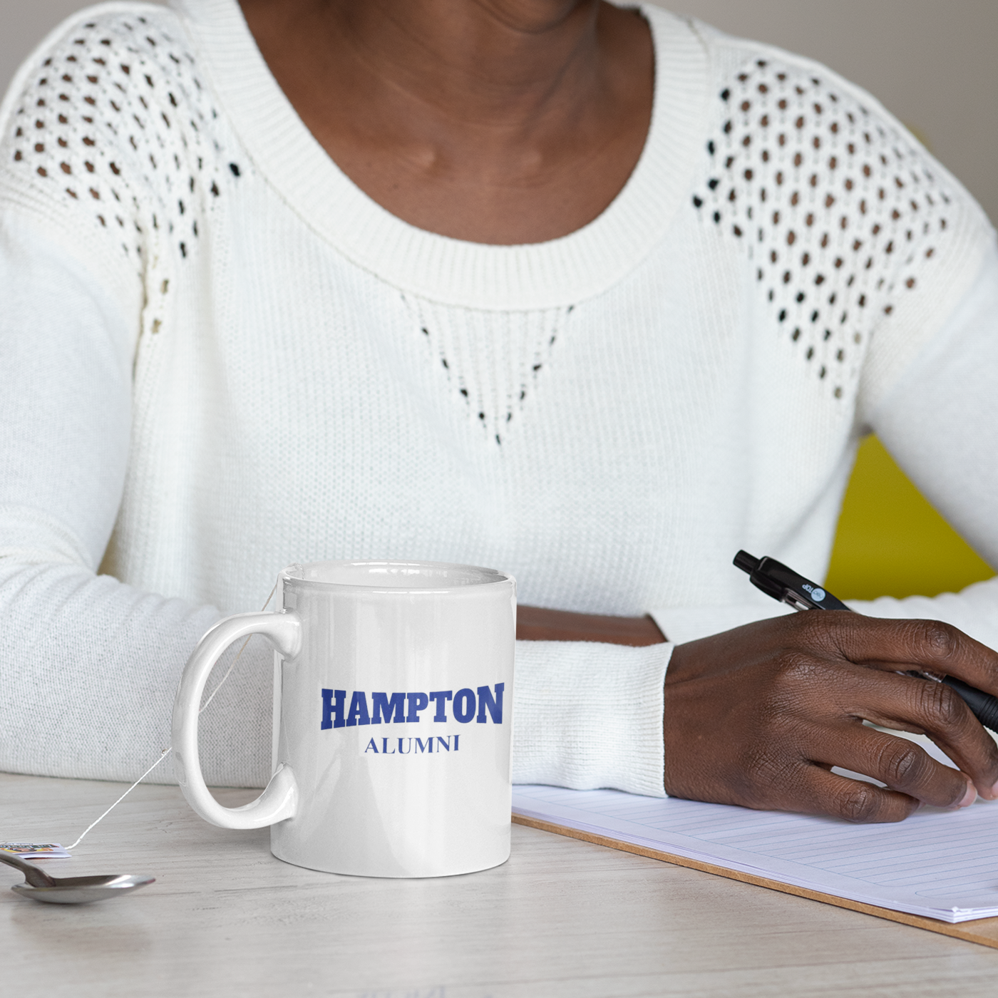 Hampton Alumni - Coffee Mug - White 15 oz.