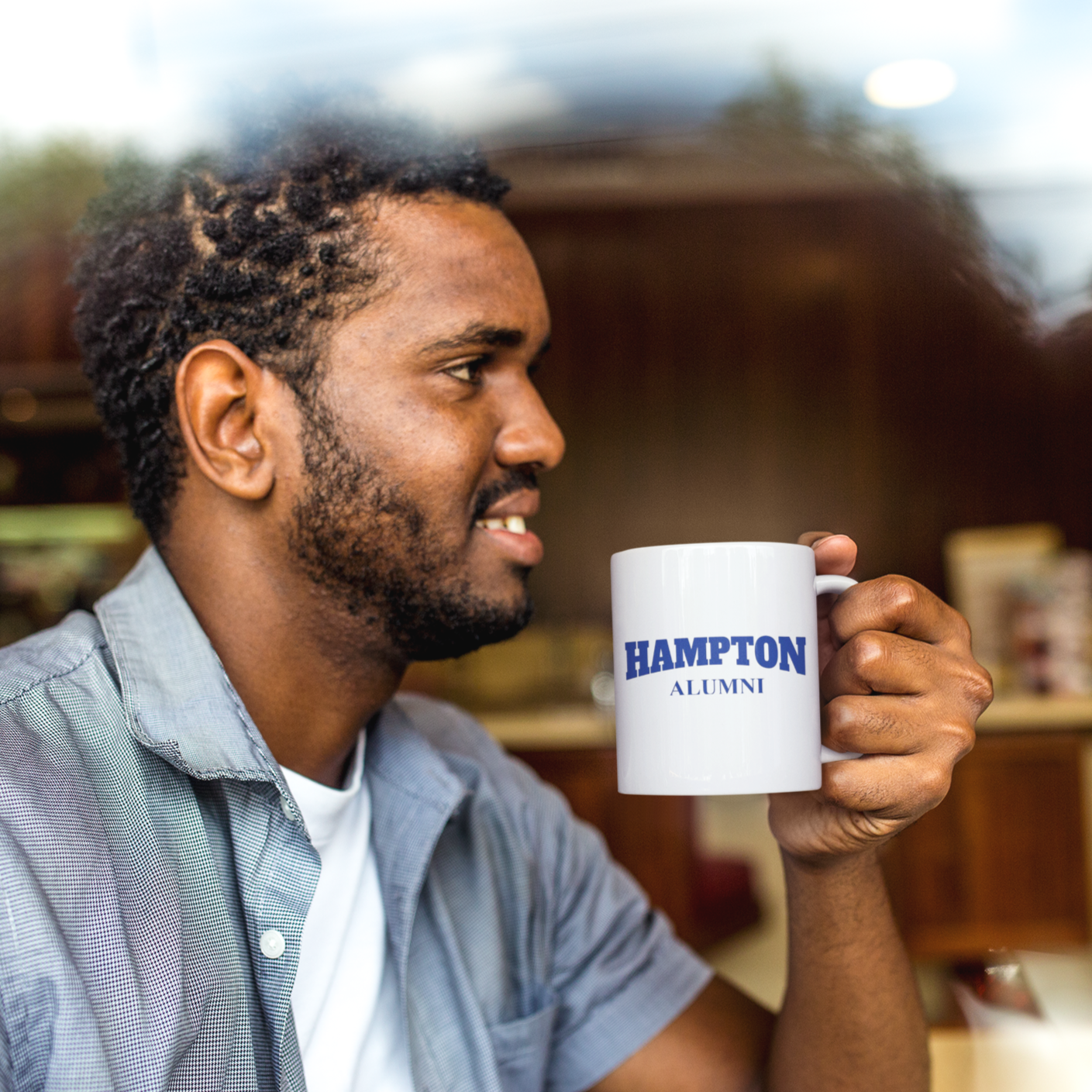 Hampton Alumni - Coffee Mug - White 15 oz.