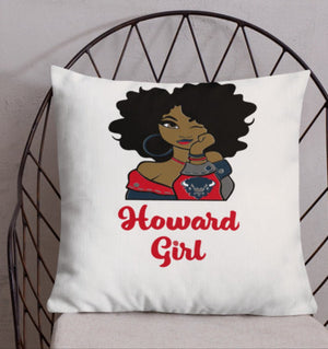 HU Girl Bison Premium Pillow