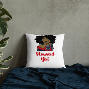 HU Girl Bison Premium Pillow