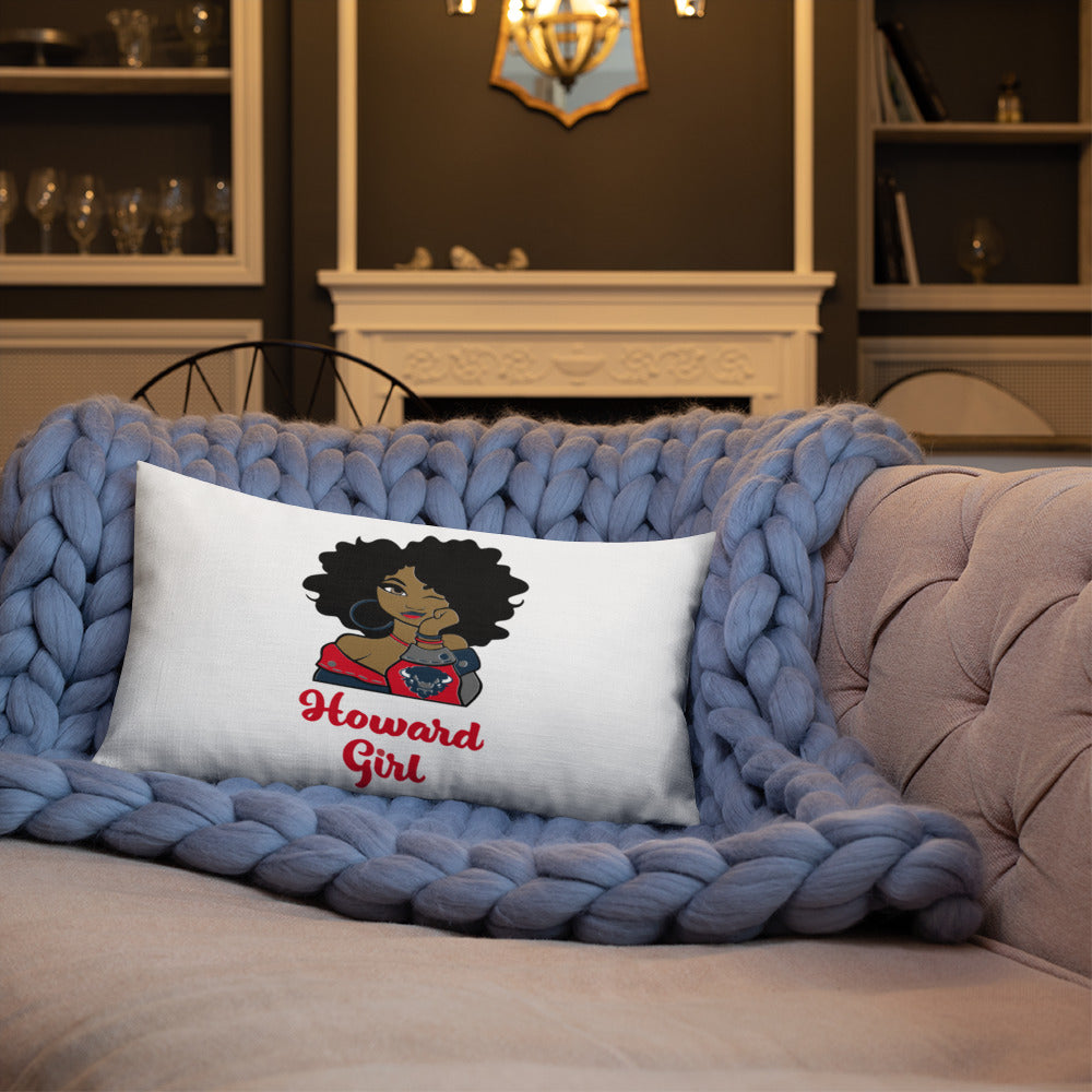 HU Girl Bison Premium Pillow