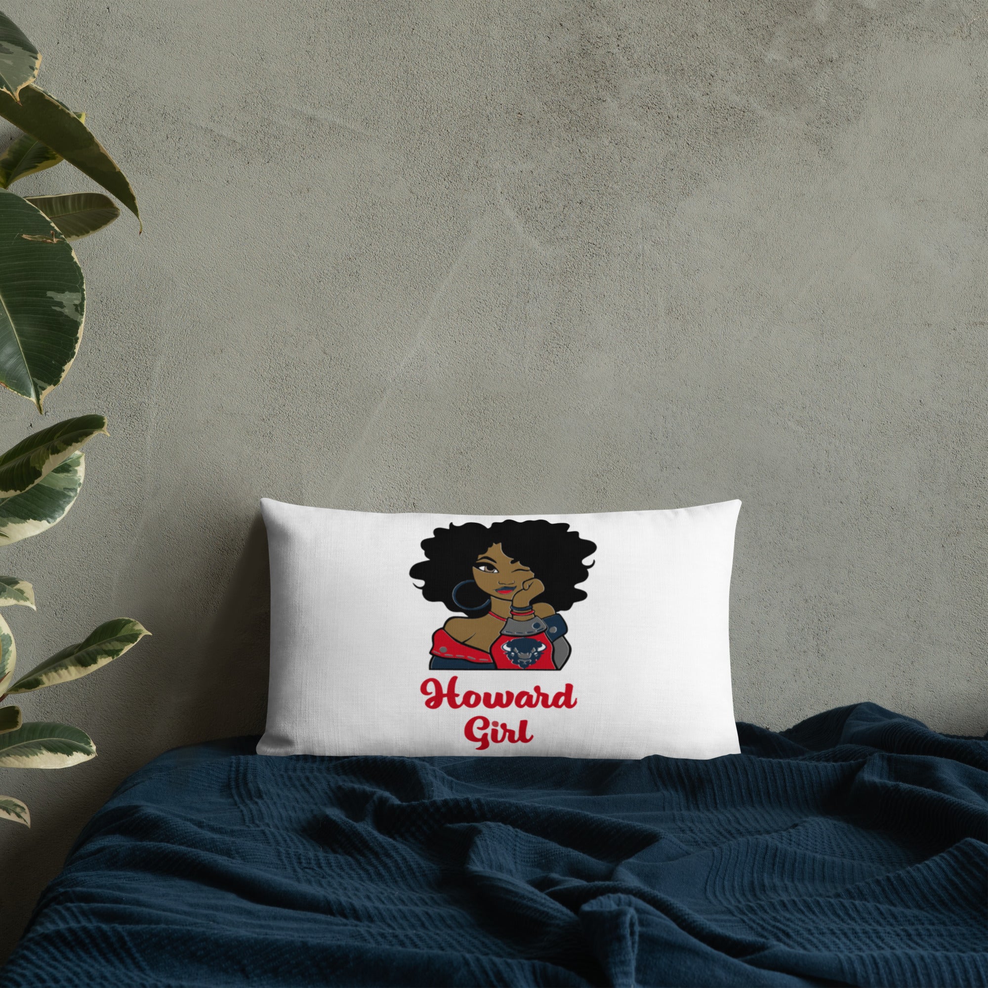 HU Girl Bison Premium Pillow