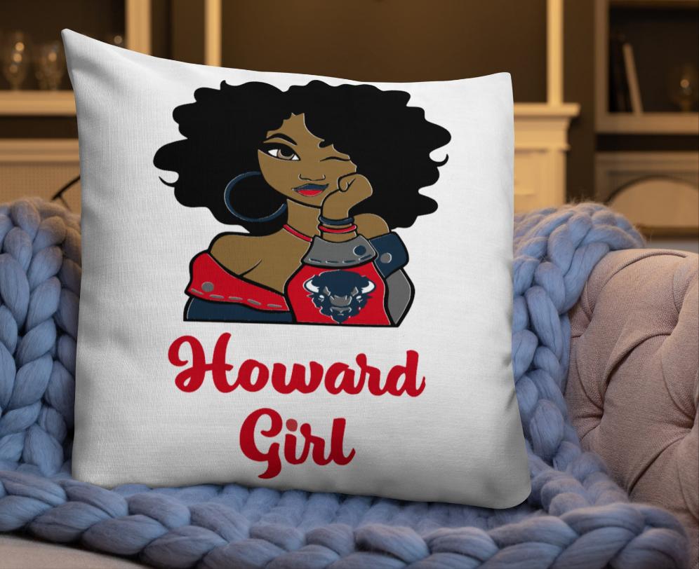 HU Girl Bison Premium Pillow