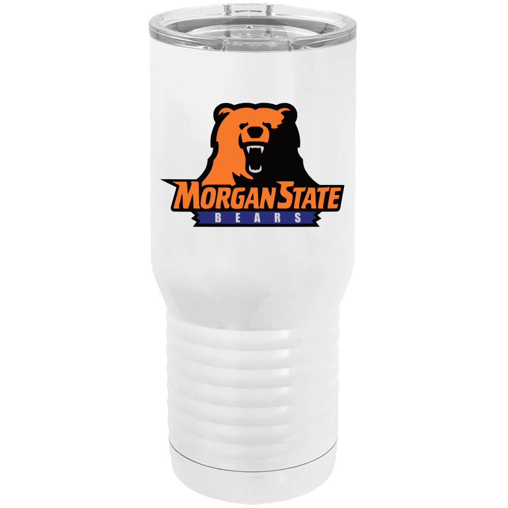 Morgan State Bears Polar Camel - 20-ounce Sublimated Tumbler including Slide to close lid