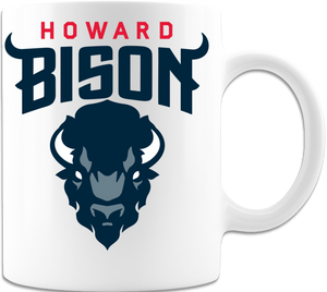 HU Bison Mug - 15 oz. Coffee Mug - White